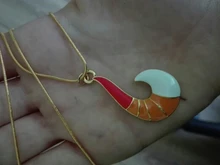 Cadena de Metal con colgante de zorro para hombre y mujer, collar de mariquita, regalo de joyería