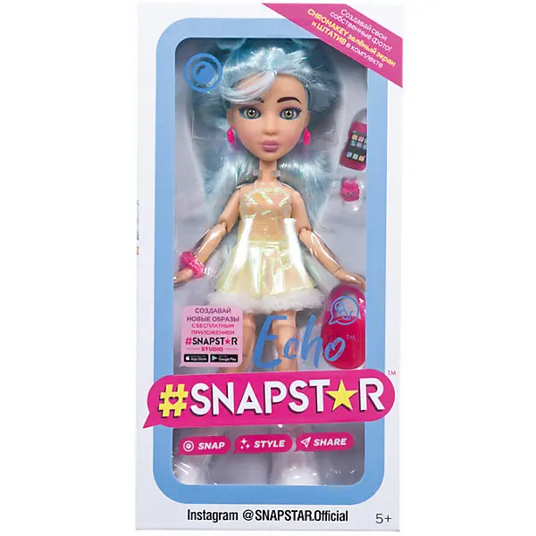 Кукла 1Toy SnapStar Echo 23 см, с аксессуарами