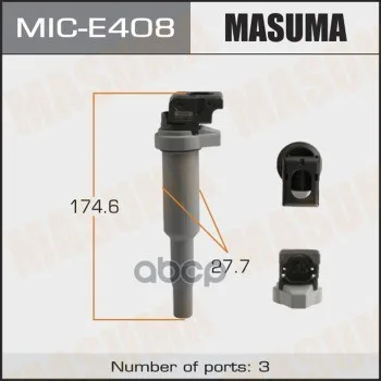 Катушка Зажигания Masuma, Bmw 330i, 730i / N52b30, N52b25 Masuma арт. MICE408