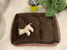 Kennel Pet-Bed Dog Large Warm-Pad Small Waterproof Medium Big 5-Size Winter-Mat Striped