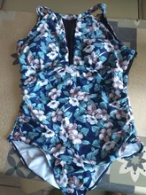 One-Piece Swimsuit Swim-Pool Push-Up Beach Print Women Net Female
