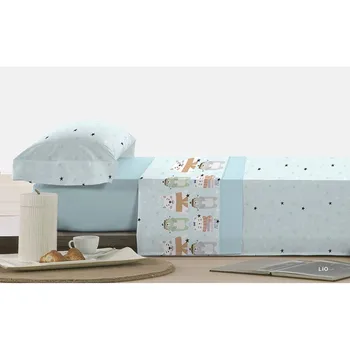 

BAMBOO-Set of Coral sheets LIO BLUE 90x200 cm