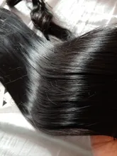 MANWEI-Extensiones de cabello para dama, extensor de pelo sintético de 24, de coleta natural largas y lisas, 60g por pieza, no teñible