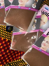 Deluxe-Peluca de ensueño elástica, gorro elástico de redecilla, 12 piezas (6 bolsas)