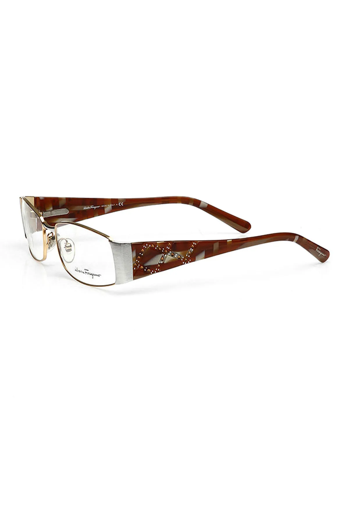 

Markamilla Women Reading Glasses Frame Demo Glasses Eyewear Transparent High Quality WomenSalvatore Ferragamo SF 1809B 527 53
