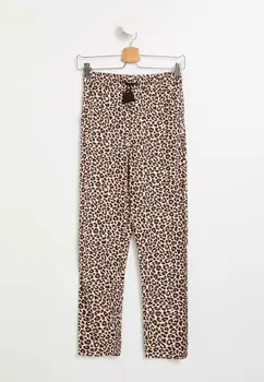 

DeFacto Girl Fashion Trousers Kids Casual Lace-up Leopard Pattern Pants High Quality Comfortable Pants New - K5038A619SM