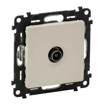 

The mechanism of the TV outlet with the topology "star" Valena Life 1 output from the faces. Panel SL. Bone leg 753551