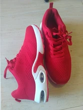 Zapatillas de correr para mujer, zapatos informales transpirables para exteriores, ligeras, con plataforma para caminar, color negro