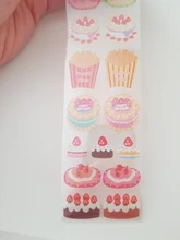 Pegatinas decorativas de oso Kawaii para manualidades, cintas Washi con letras del alfabeto, cintas Washi brillante, adhesivo para álbum de recortes