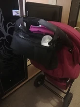 Organizador de cochecito de bebé, bolsa de portabotellas, accesorios de cochecito de bebé, silla de ruedas
