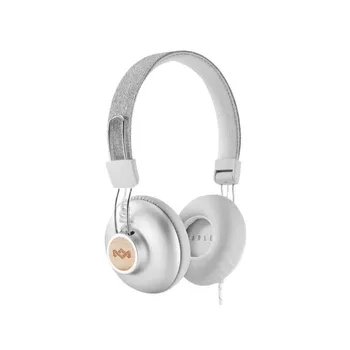 

Headphones with Positive Vibration 2.0 silver color wire