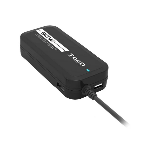 Зарядное устройство для ноутбука TooQ TQLC-90BS02M 90W 12 разъемов черный