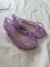 Sandalias para niños zuecos de moda para niñas, sandalias de fiesta de disfraces con agujeros de princesa de cristal, Color caramelo, 2019