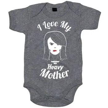 

Baby bodysuit I Love My Heavy Mother Mother