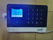 GT-Panel de alarma de Control por aplicación remota conmutable, 9 idiomas, inalámbrico, seguridad del hogar, WIFI, GSM, GPRS, sistema de alarma, tarjeta RFID, Arm Desarm