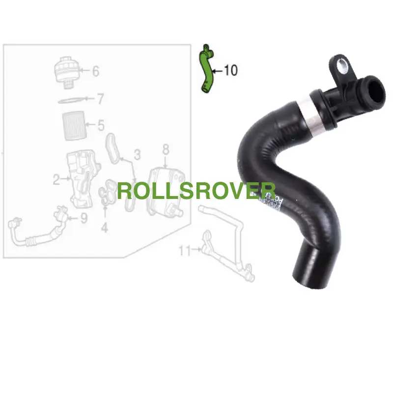 

Engine Oil Cooler Tube Coolant Hose For Land Rover Freelander 2 LR2 3.2L LR001442 LR 001442