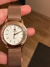 WWOOR relojes de lujo con diamantes para señoritas 2021 de moda de la marca de las mujeres cuarzo reloj de pulsera de malla de oro rosa banda reloj de pulsera para las mujeres