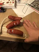 Funny pet dog toys sausage squeaky toys for pets healthy latex dog toys for dog wholsale