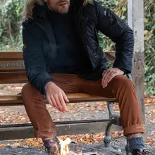 Дефакто мужские брюки повседневные мужские длинные брюки Средняя Талия Брюки карго сплошной цвет прямые днище-J1055AZ18CW