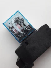 Electromagnetic-Relay Base Din-Rail-14-Pins MY4NJ AC220V Coil DC12V 4NC 4NO Small 1set