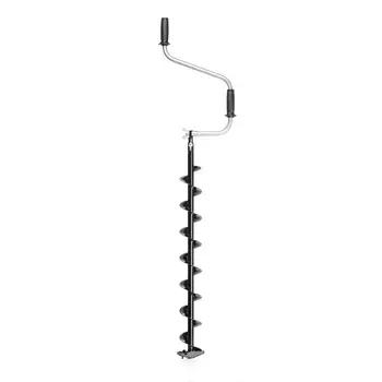

Ice Screws ТОРНАДО-М2 (ф100) (left rotation) necessary tools for winter ice fishing, hand spiral drill