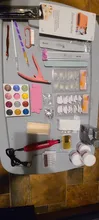 Polvo de acrílico conjunto de herramientas de fresado Set de extensiones de manicura uñas de Gel esmalte de herramientas para decoraciones de manicura Kit de uñas