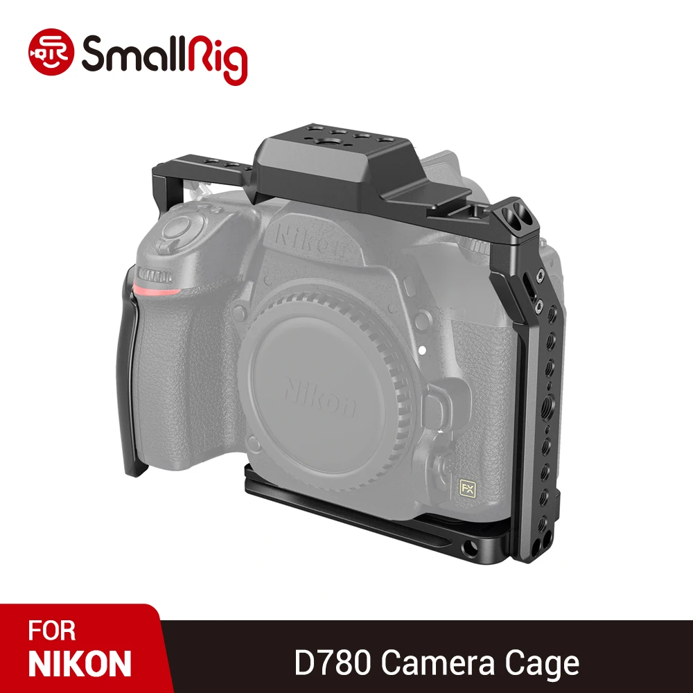 SmallRig D780 Камера клетка с Arca швейцарская тарелка для Nikon ручным управлением