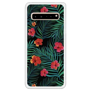 

Stand case costume drawing Flowers WP029 for Samsung Galaxy S10 5G