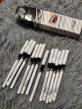 Lápiz Delineador de ojos, herramienta de sombra de ojos de larga duración, resistente al agua, 12 unids/lote