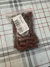 Bandas de limado de manicura para taladro eléctrico, 100 Uds., Lima de brocas para esmalte de Gel UV, removedor de acrílico de 80 /120/180