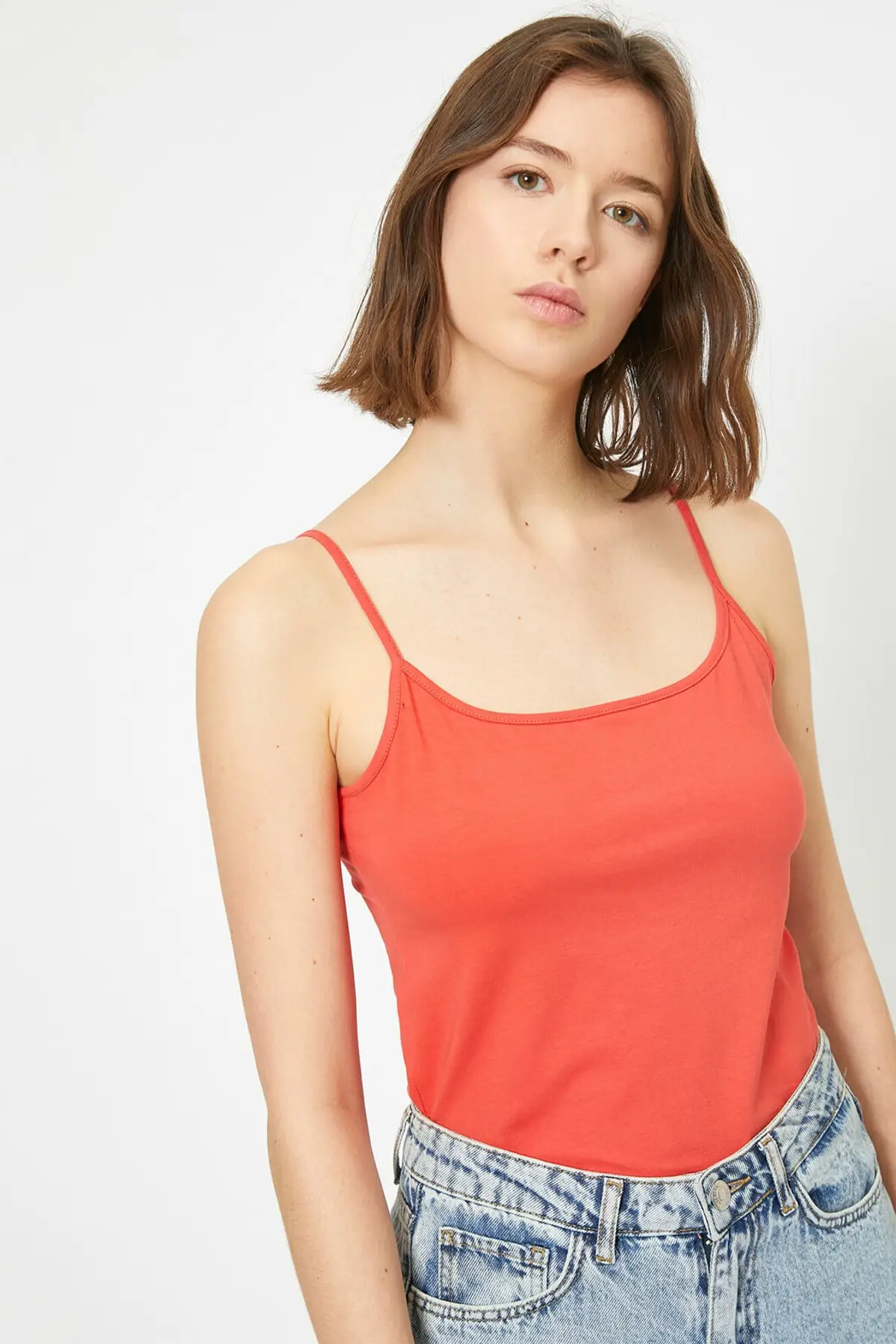 Женская однотонная майка Koton| |