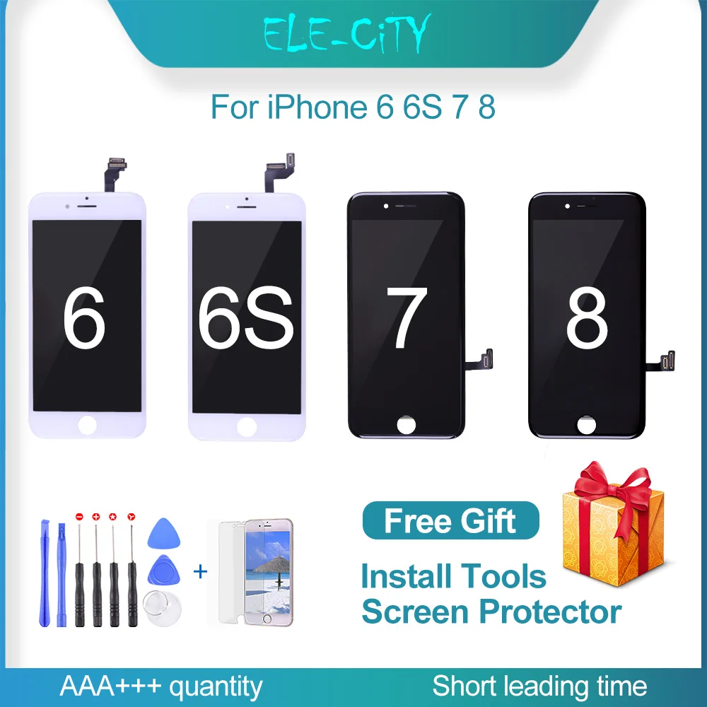 100% протестированный AAA +++ качество для iPhone 7 ЖК-экран Diaplay без битых пикселей