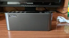 TOPROAD-altavoz HIFI con Bluetooth, barra de sonido portátil inalámbrica, Supergraves, con micrófono, TF, FM, Radio, USB