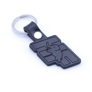 

Lancia HF Elefantino keychain leather key ring key chain Schlüsselring porte-cles portachiavi laser cut Size: 50x30x3mm