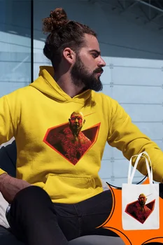 

Angemiel Wear Exterminator Drax Yellow Men 'S Hooded Sweatshirt Bags Kombin