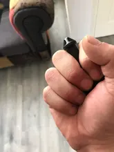 Arma de defensa personal de acero plástico nailon, herramientas de anillo de defensa personal, equipo de anilla