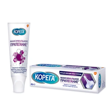 

Корега Максимальное прилегание крем фиксирующий 40 г