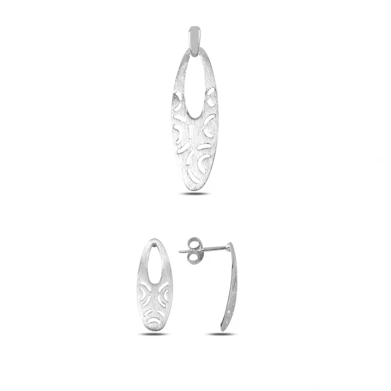 

Silver 925 Sterling Set Without Stone