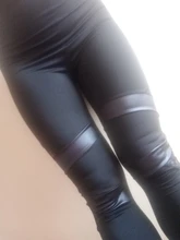 Mallas de entrenamiento de cuero para primavera y otoño, Leggings modernos encantadores, de encaje, sexys, elásticos, 2020