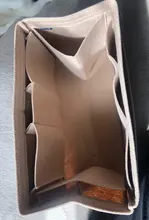 H-Bolso de maquillaje para mujer, organizador de 25, 30 y 35 bolsas de inserción, organizador portátil, modelador de base de cosméticos, bolso de mano