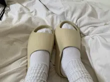 JIANBUDAN al aire libre suave cómodo zapatillas hombres mujeres baño interior zapatos de Casa EVA plano suela gruesa diapositivas sandalias de verano