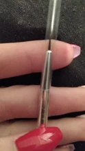 ROSALIND 3 unids/lote blanco cepillo para uñas de Gel UV polaco cepillos suaves para manicura pequeño pintura patrón con forma de uña de uñas de arte