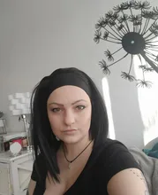 Pelucas de diadema sintética para mujeres negras, pelo sintético liso de Bob corto, fácil de llevar, 8, 10, 12 y 14 pulgadas