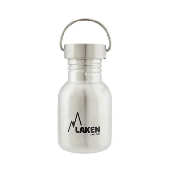 

LAKEN BASIC STEEL botle Reusable 350 ml Multi colors small de STEEL botle with plug button de STEEL Stainless Stainless