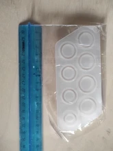 8 Uds molde de silicona de anillo de tamaños surtidos para joyería de resina molde de fundición de resina tamaño de EE. UU. 5-12