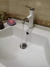 Faucet Bathroom Tap-Crane Aerator Bath-Sink Frap White Cold And Painting Spray with F1052-14/15