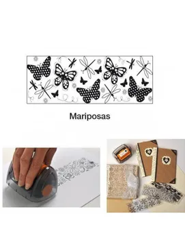 

TEMPLATE TAMPON FOR ROLLER STAMPING CONTINUOUS FISKARS MODEL BUTTERFLIES