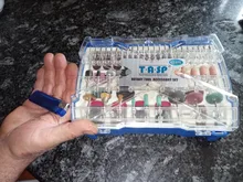 268PC Abrasive Rotary Tool Accessories Set Electric Mini Drill Bit Kit for Dremel Sanding