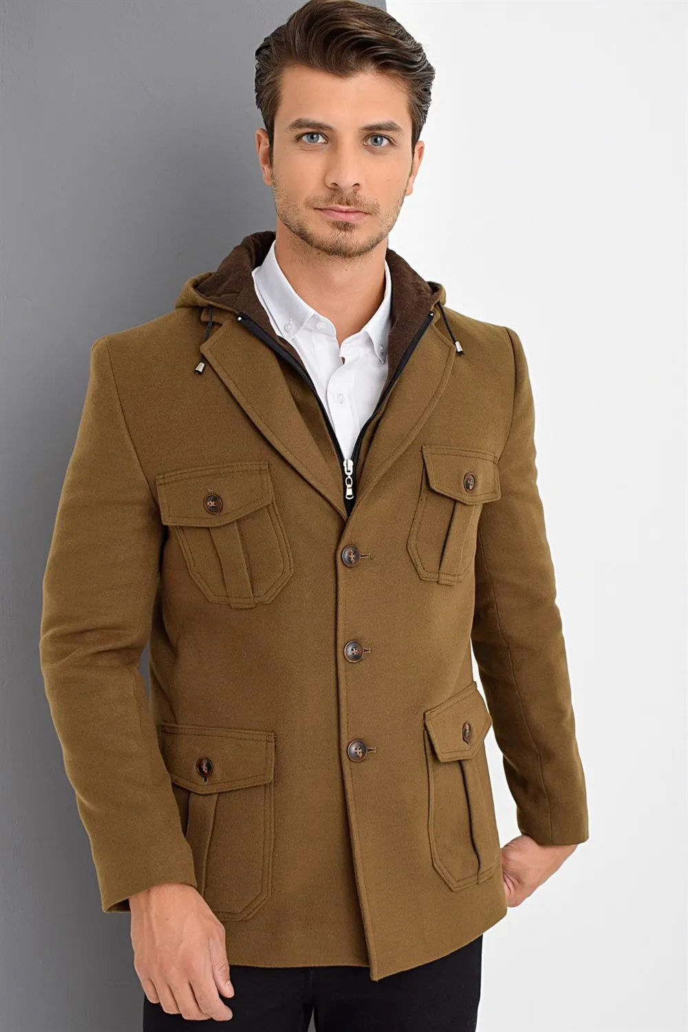 K7538 Пальто DEWBERRY-CAMEL