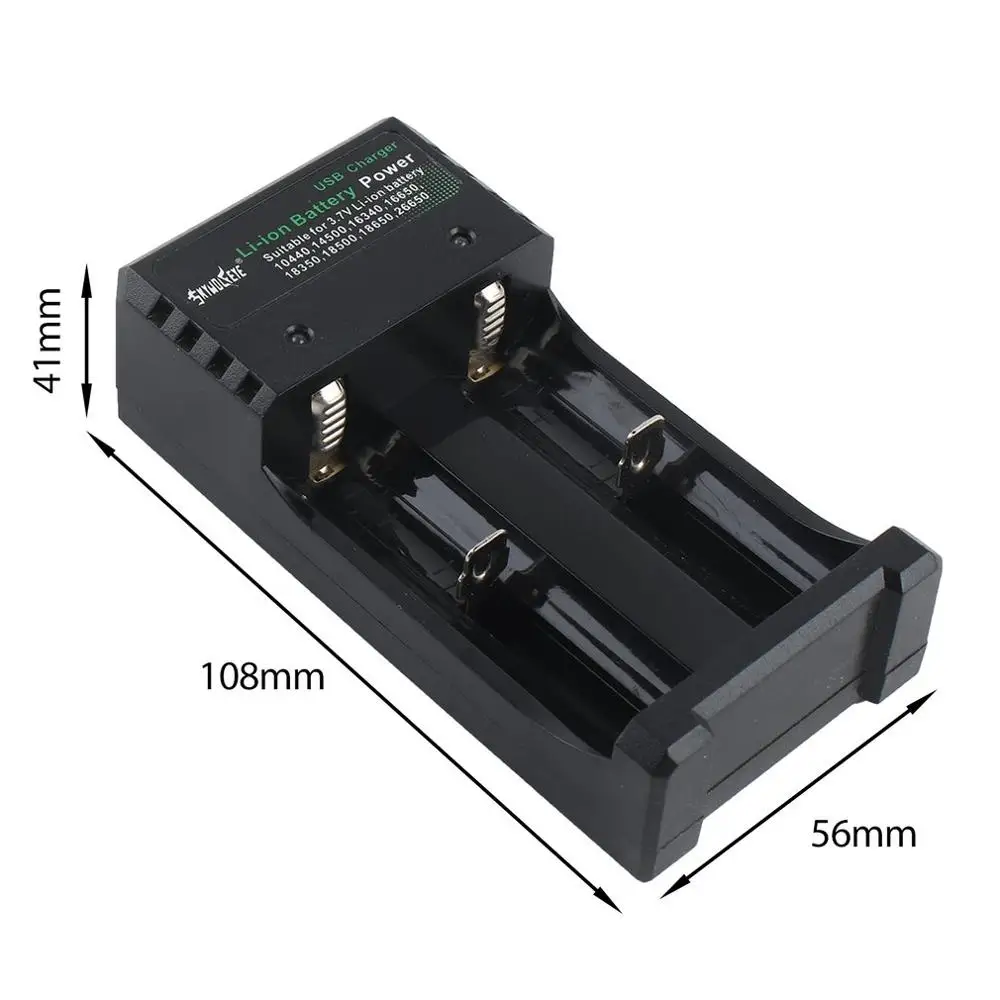 2 шт 3 7 V 8800mAh аккумуляторная 26650 батарея литий ионная с зарядным устройством для
